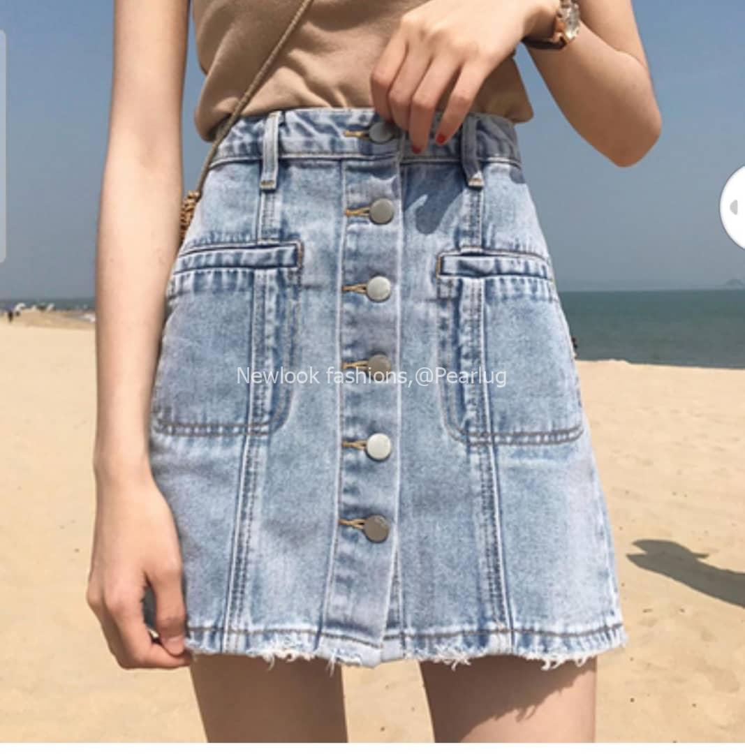 Denim skirts