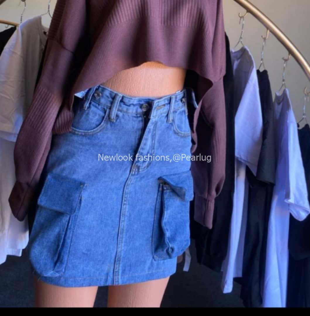 Denim skirts