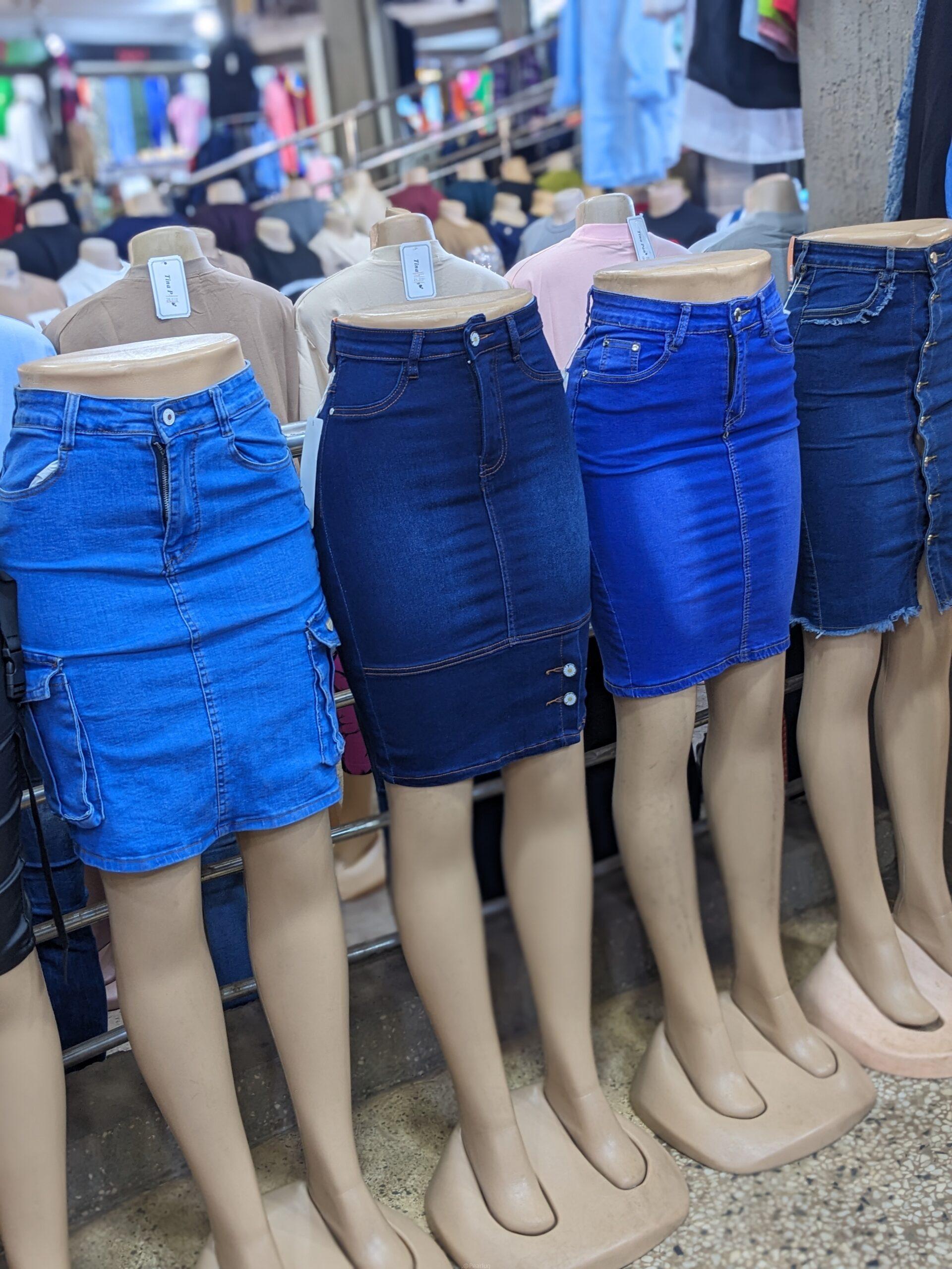 Jean skirts