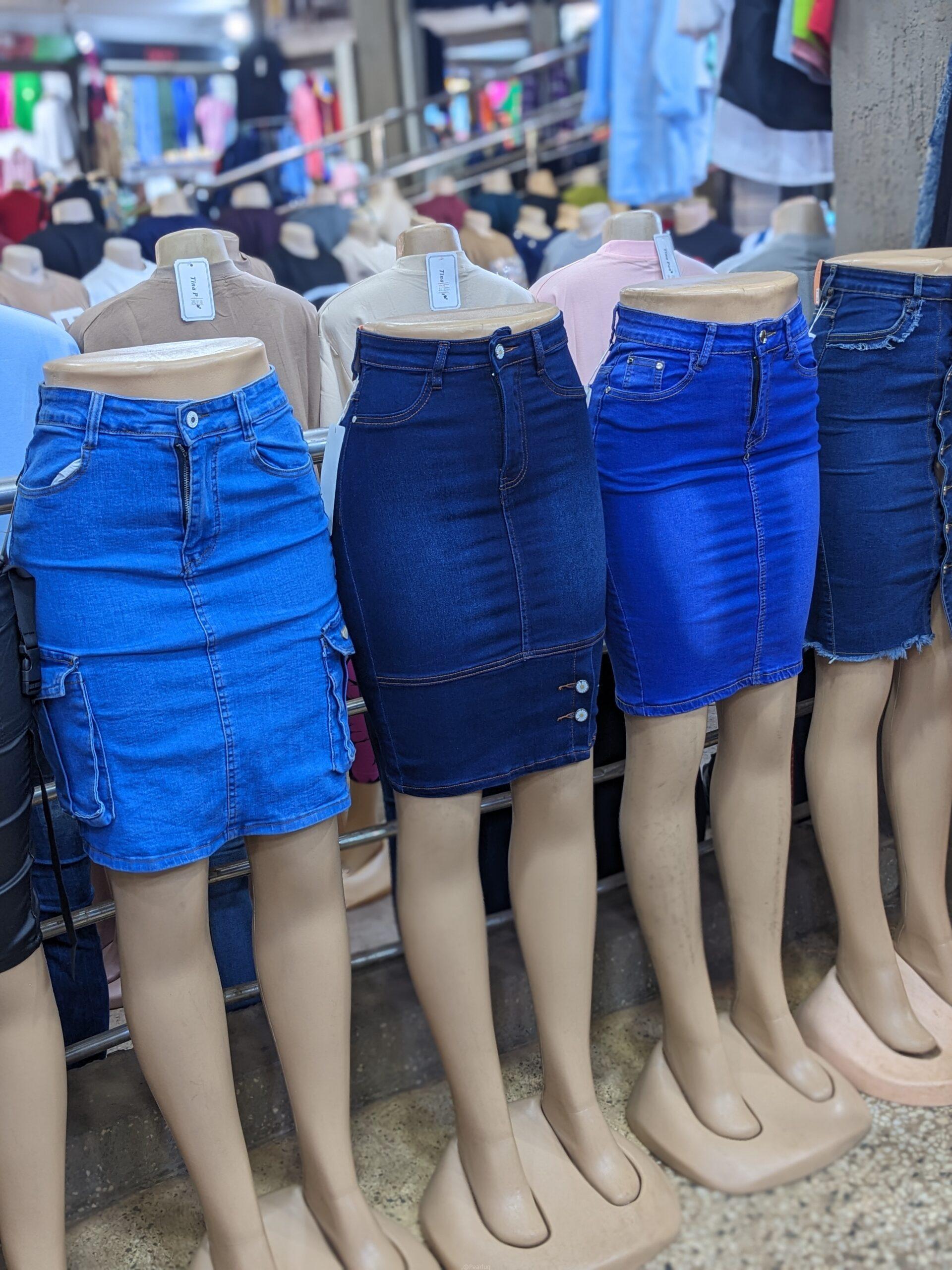 Jean skirts