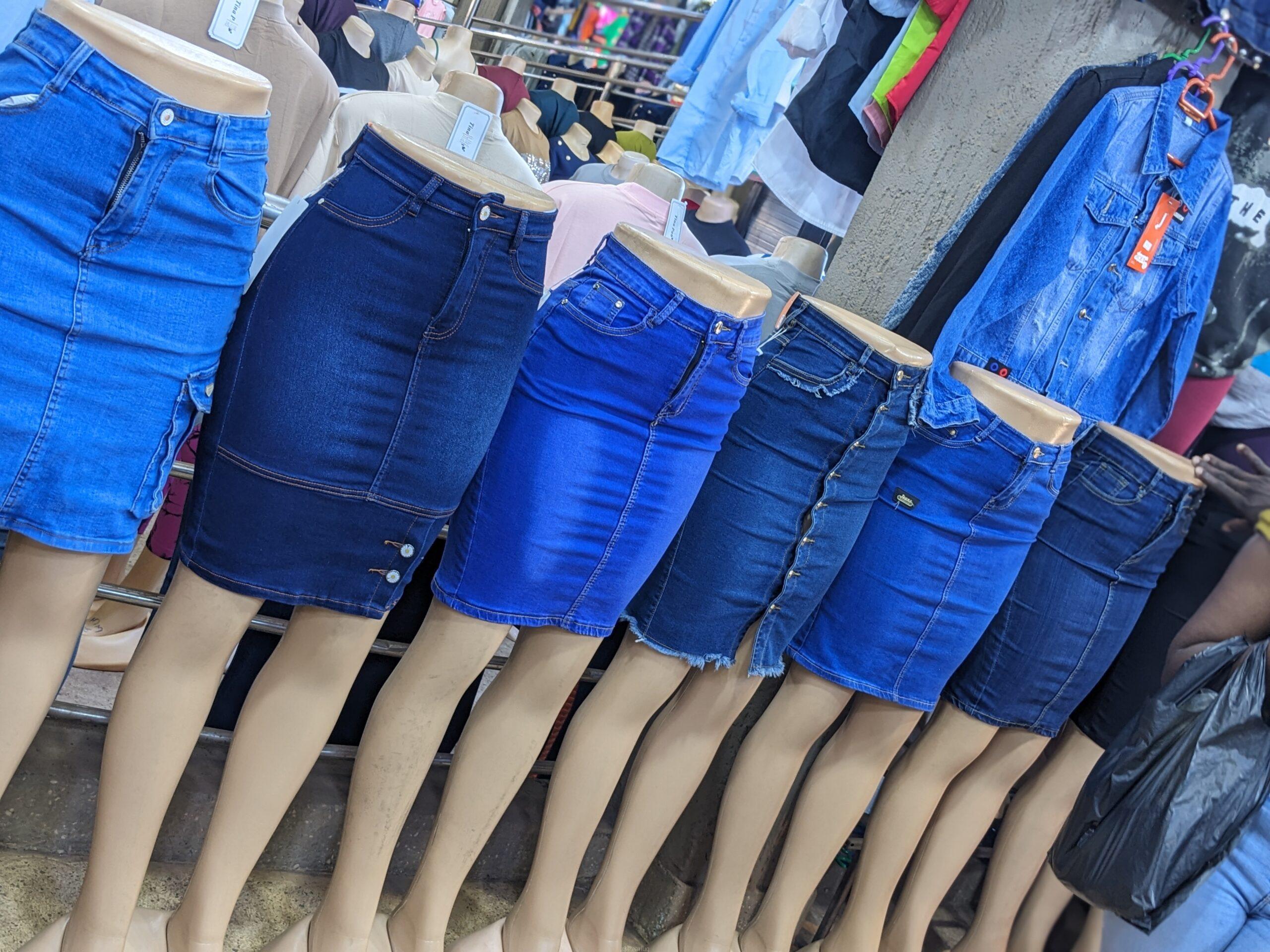 Jean skirts