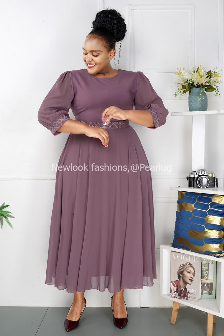 Long round dresses