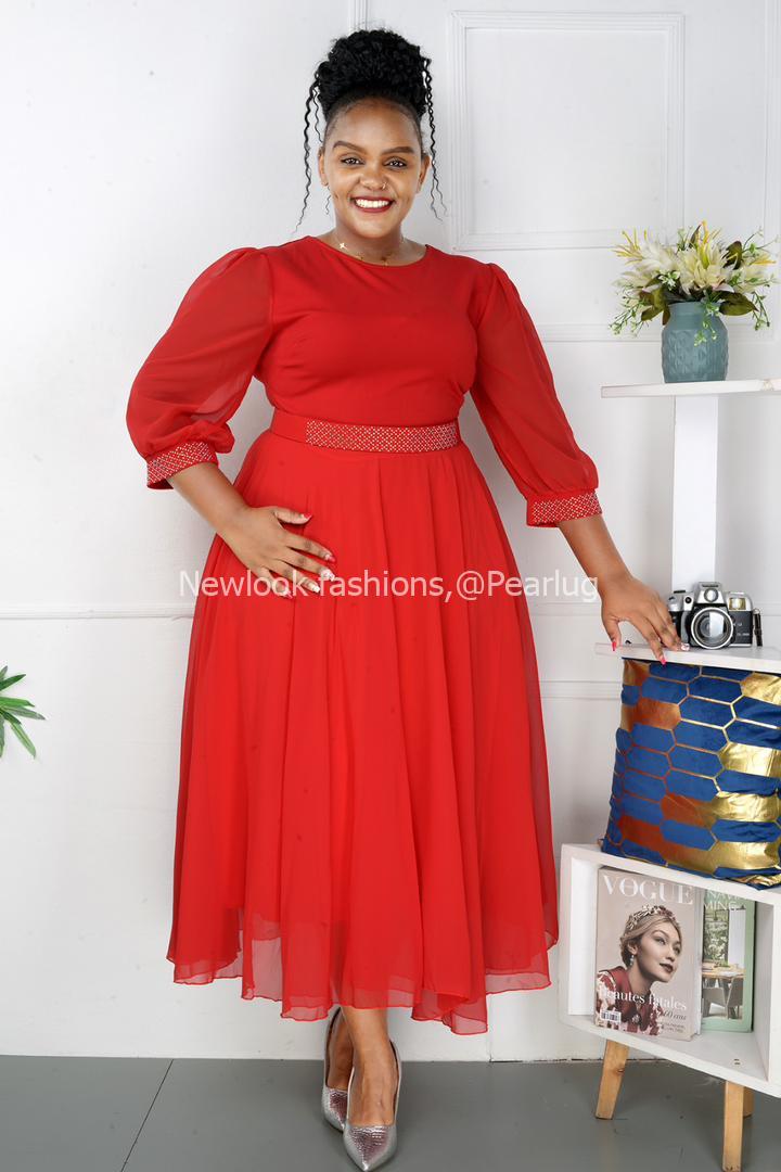 Long round dresses