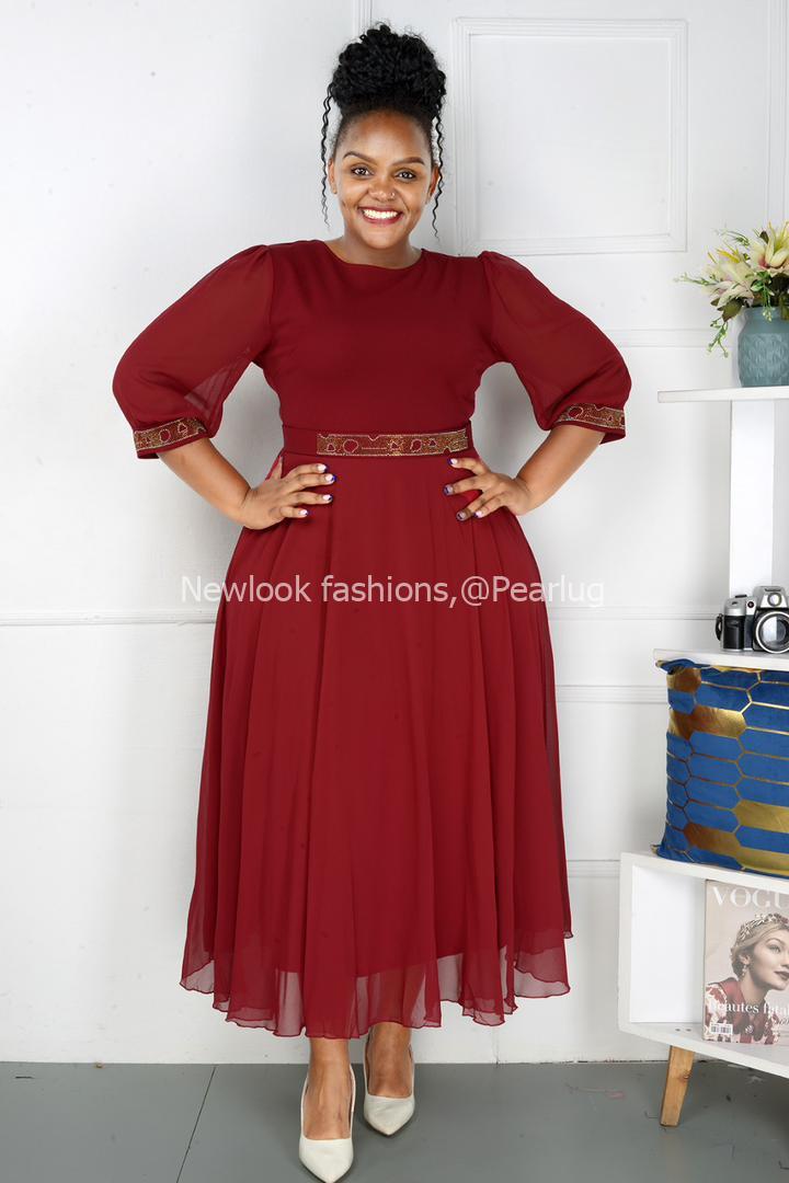 Long round dresses
