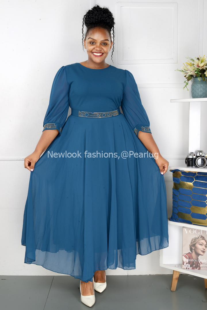 Long round dresses