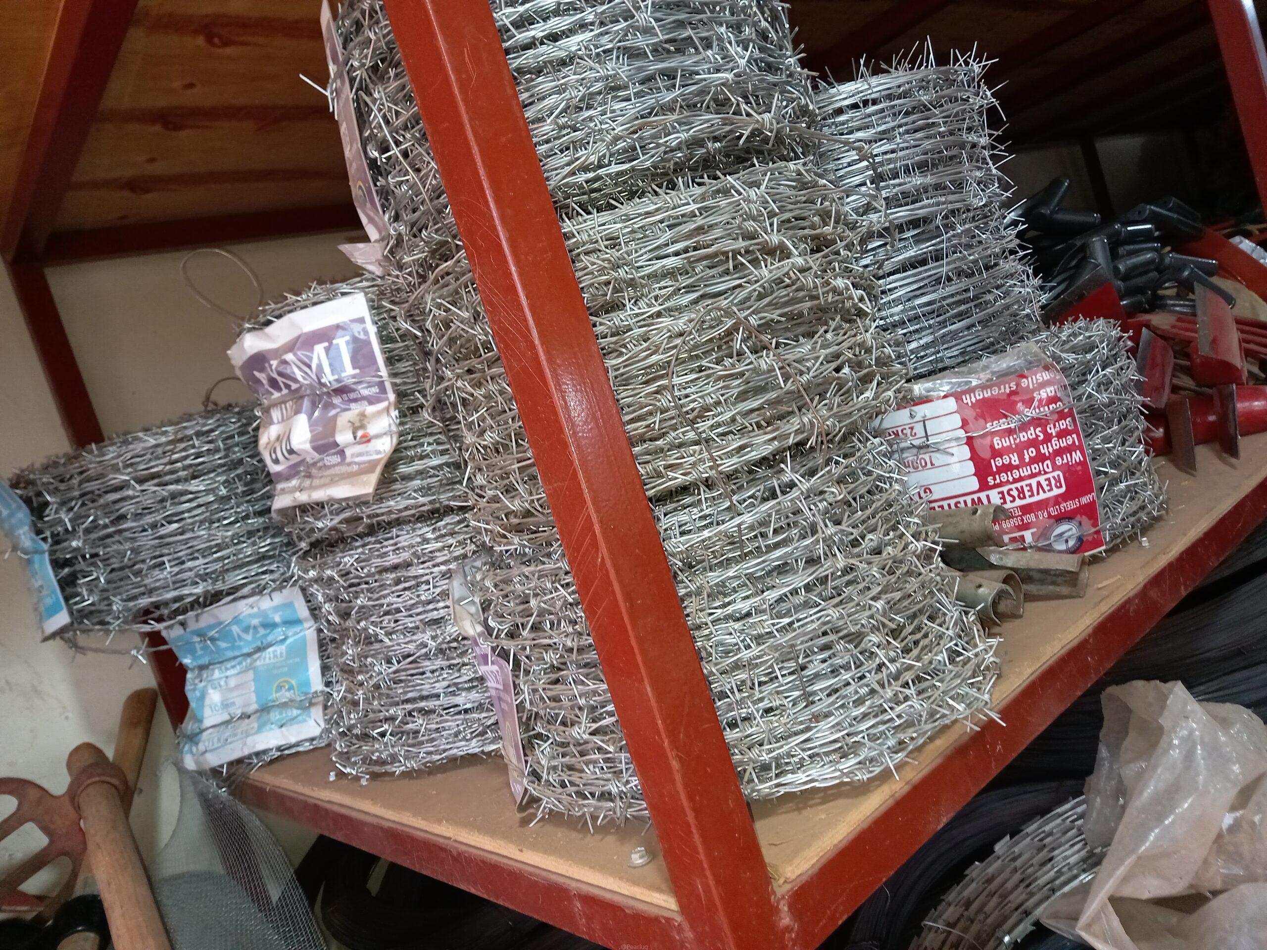 Barbed wire