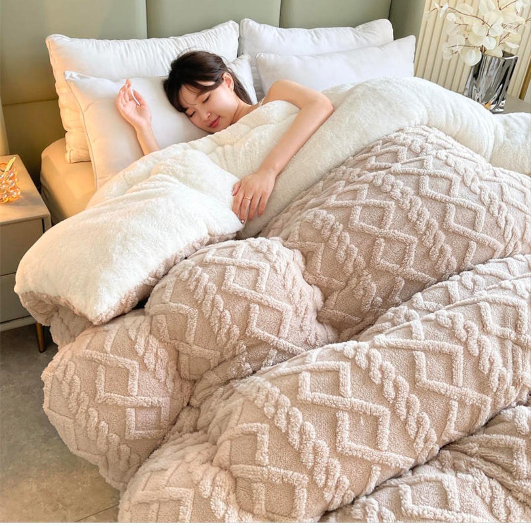 4pcs flecce duvet 6*6