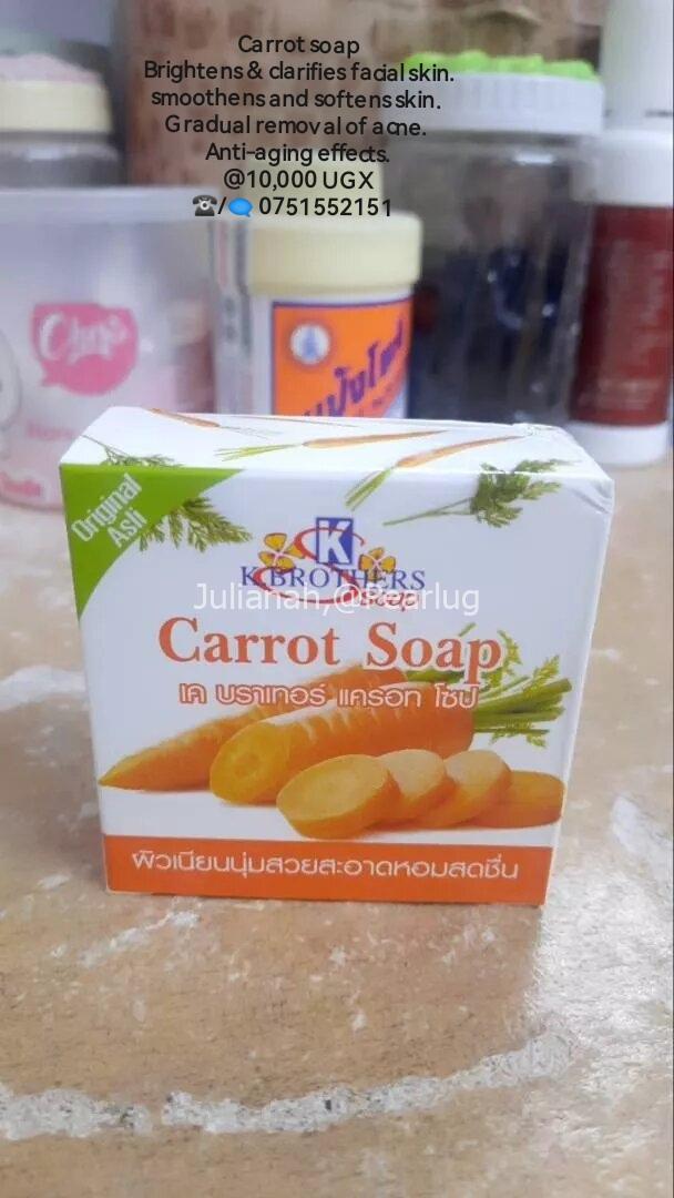 Carrot soap