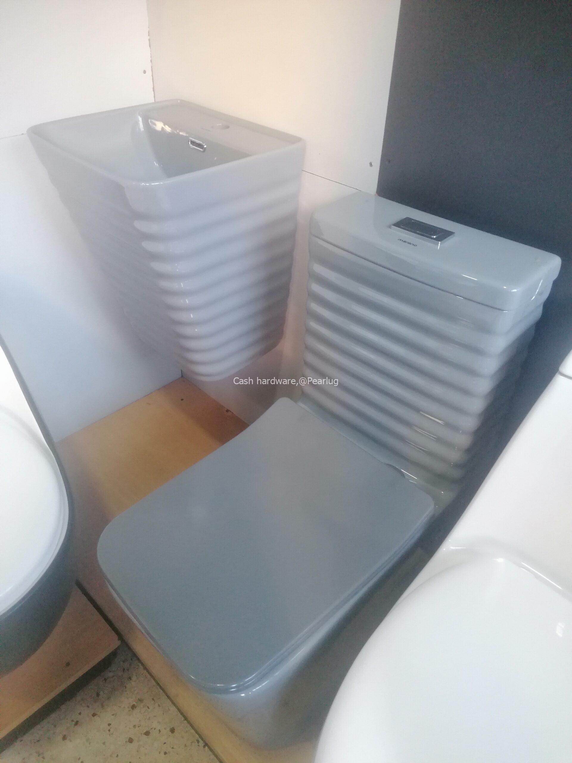 Toilet pan and handwash basin