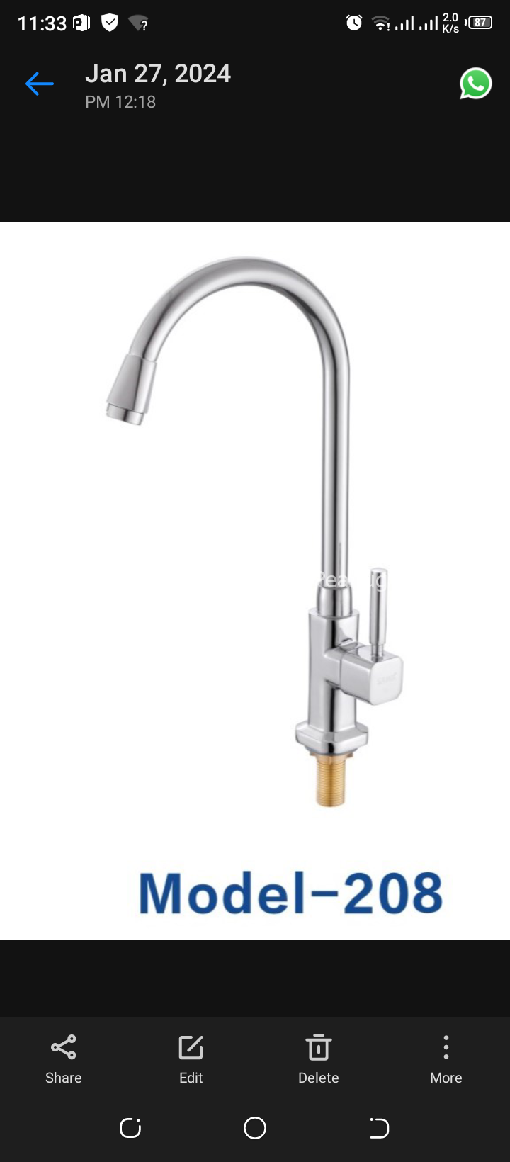 Sink mixer