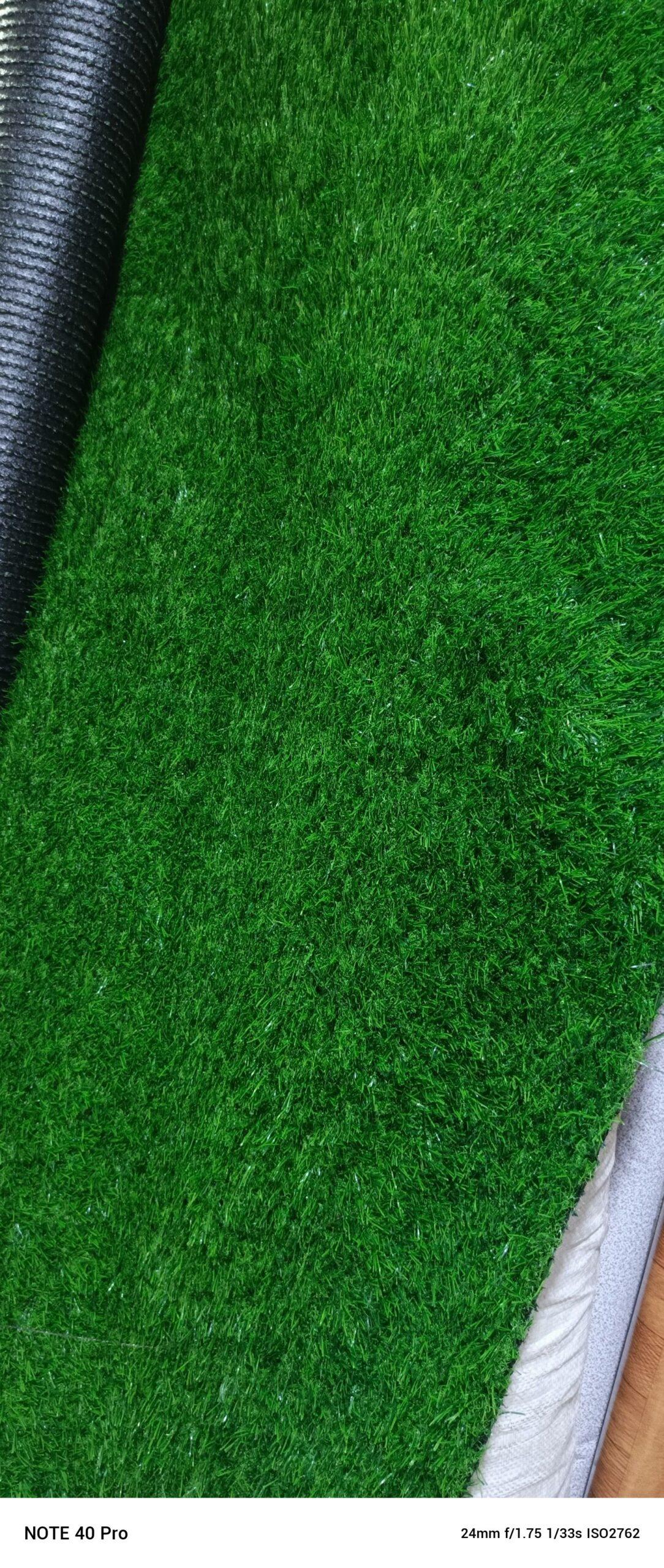 Durable green carpet