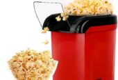Portable electric popcorn machine