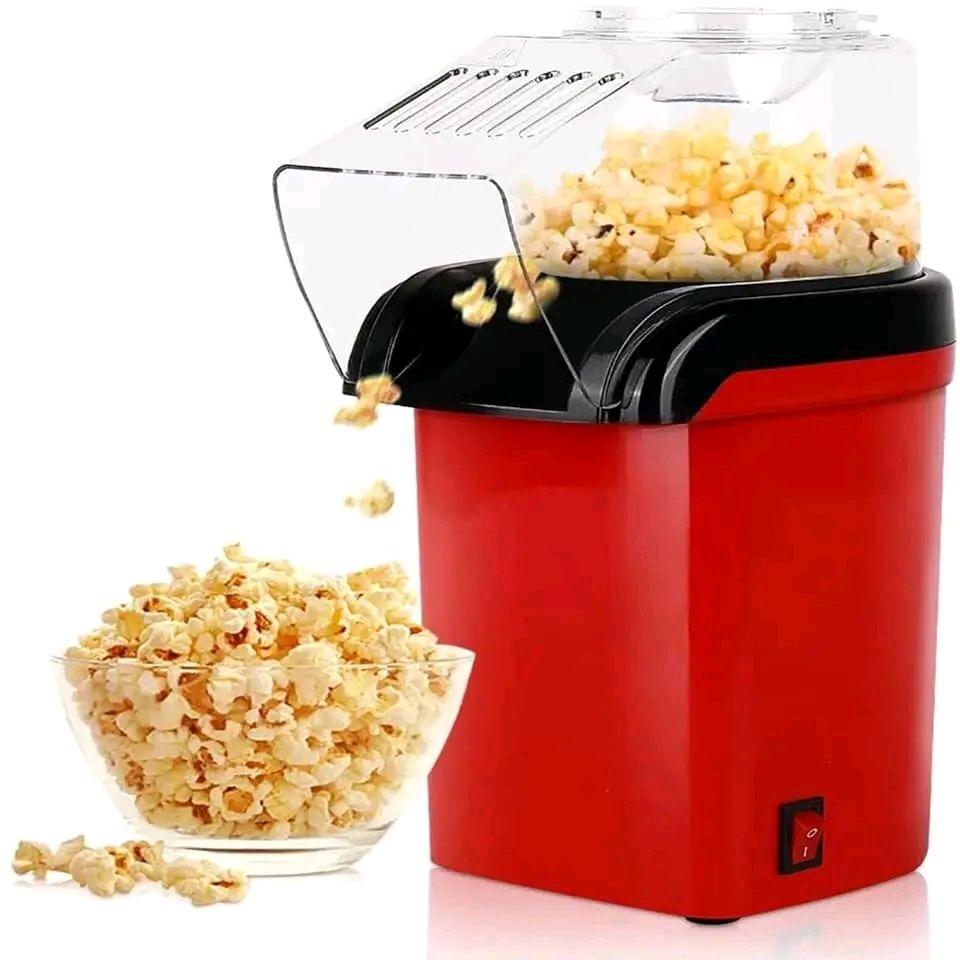 Portable electric popcorn machine