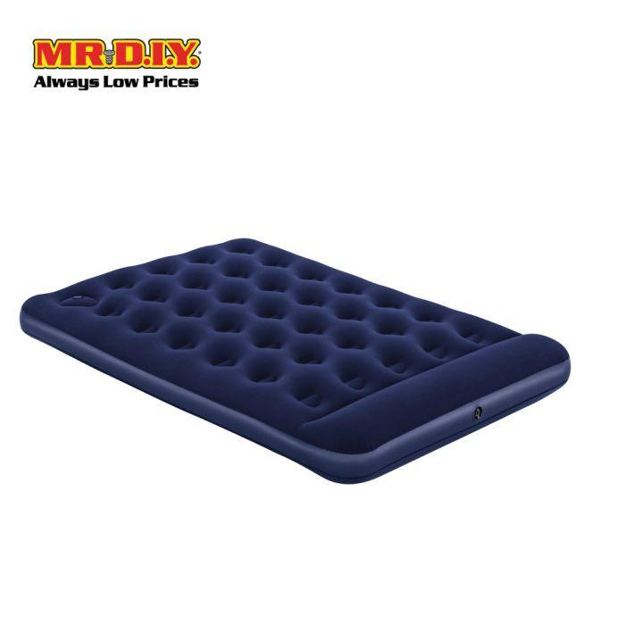 Air mattress with its pump but it depends the size you want this is 6*6 electricity pump