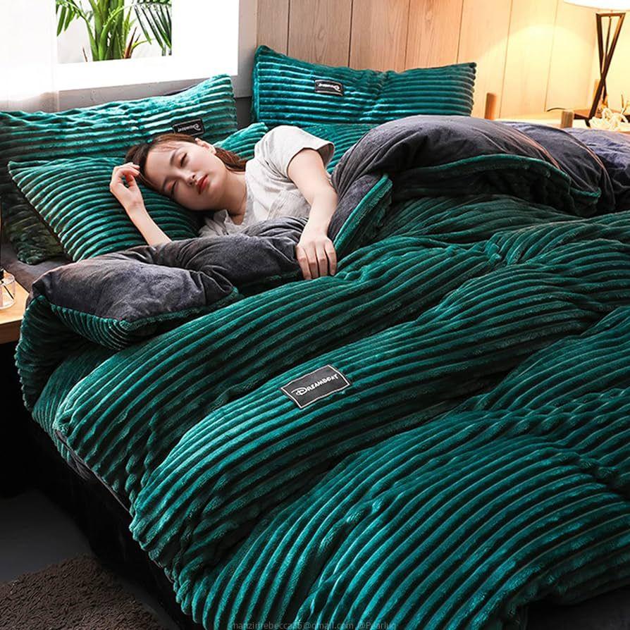 4pcs coral duvet