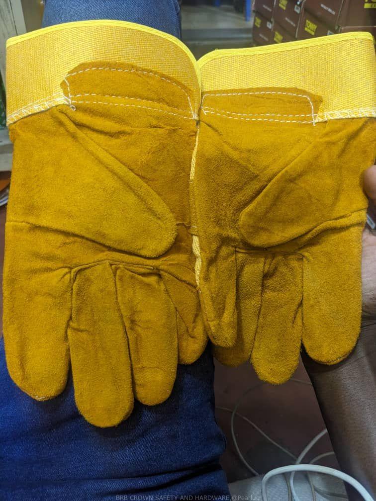 Cool germar leather gloves short