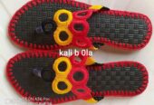 Crochet sandals