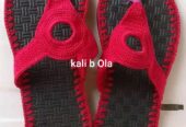 Crochet sandals