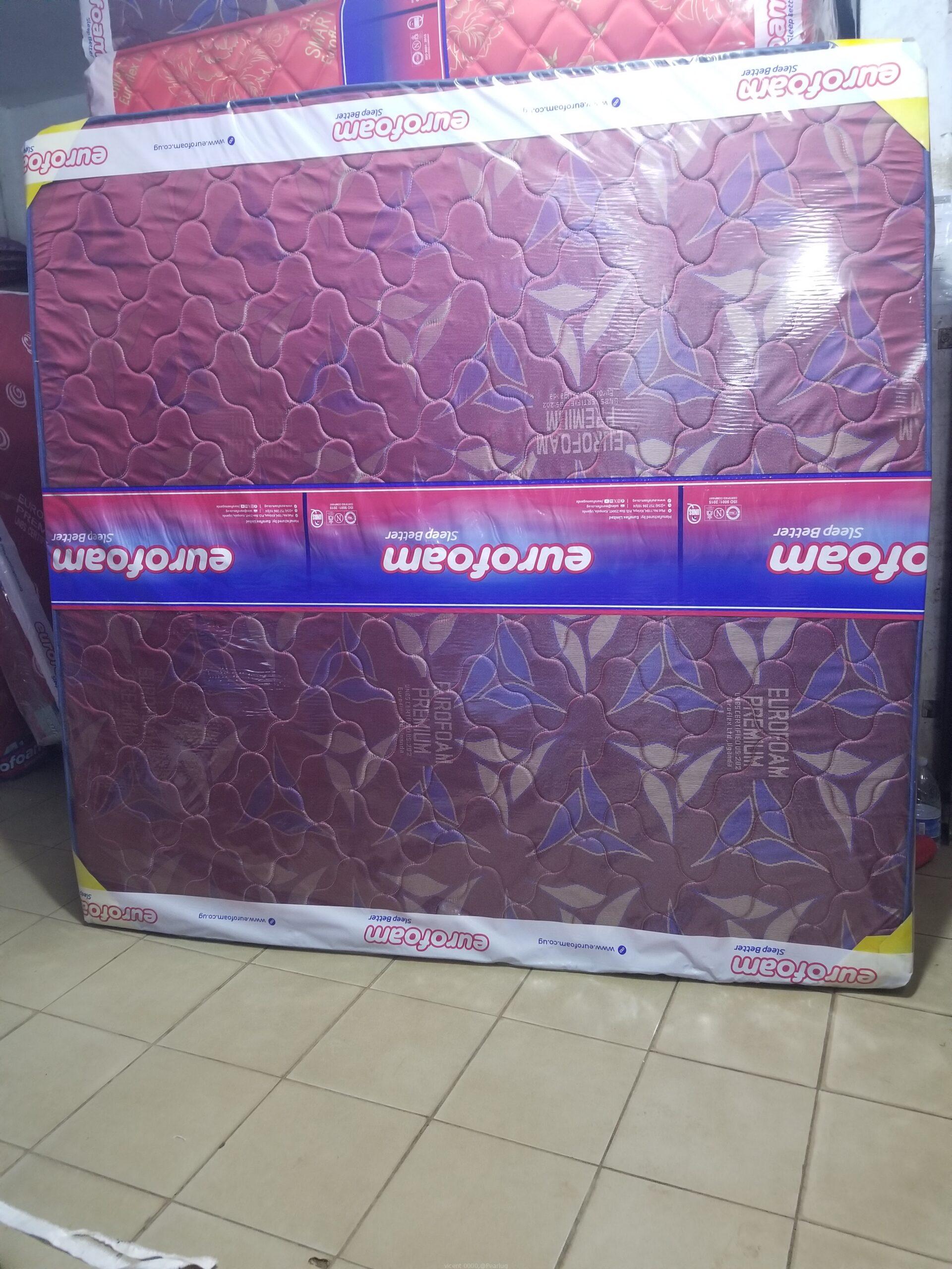 Euro foam premium high density mattress 6×6 ft