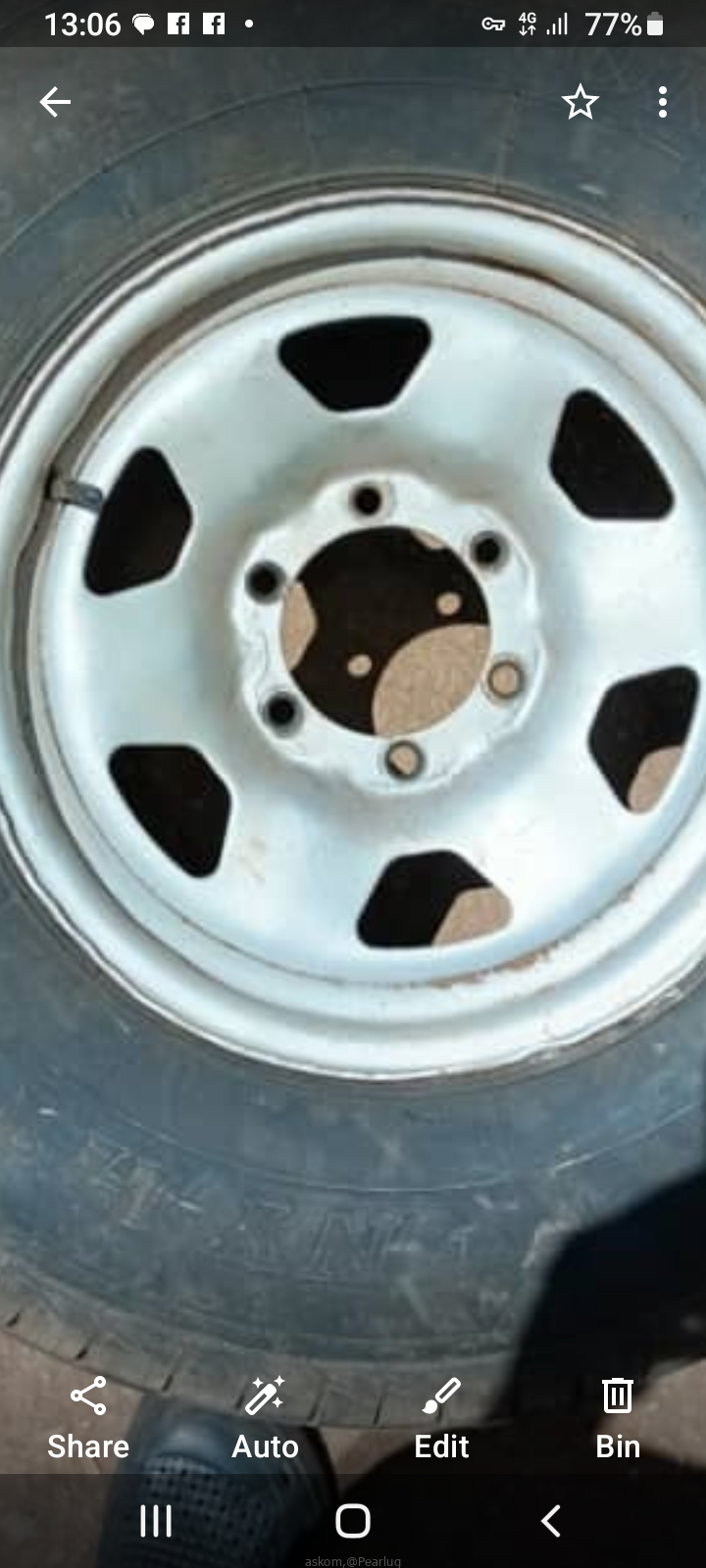 Land cruiser rim size 16