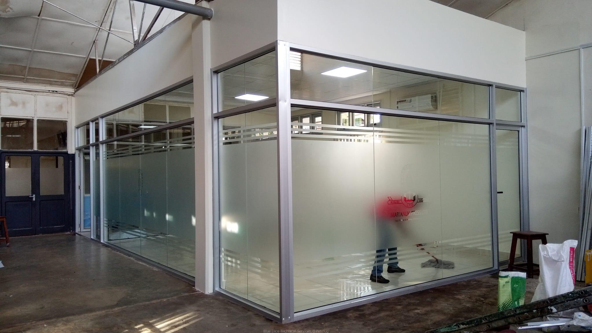 Best Office Partition, Aluminium Glass, MDF Board