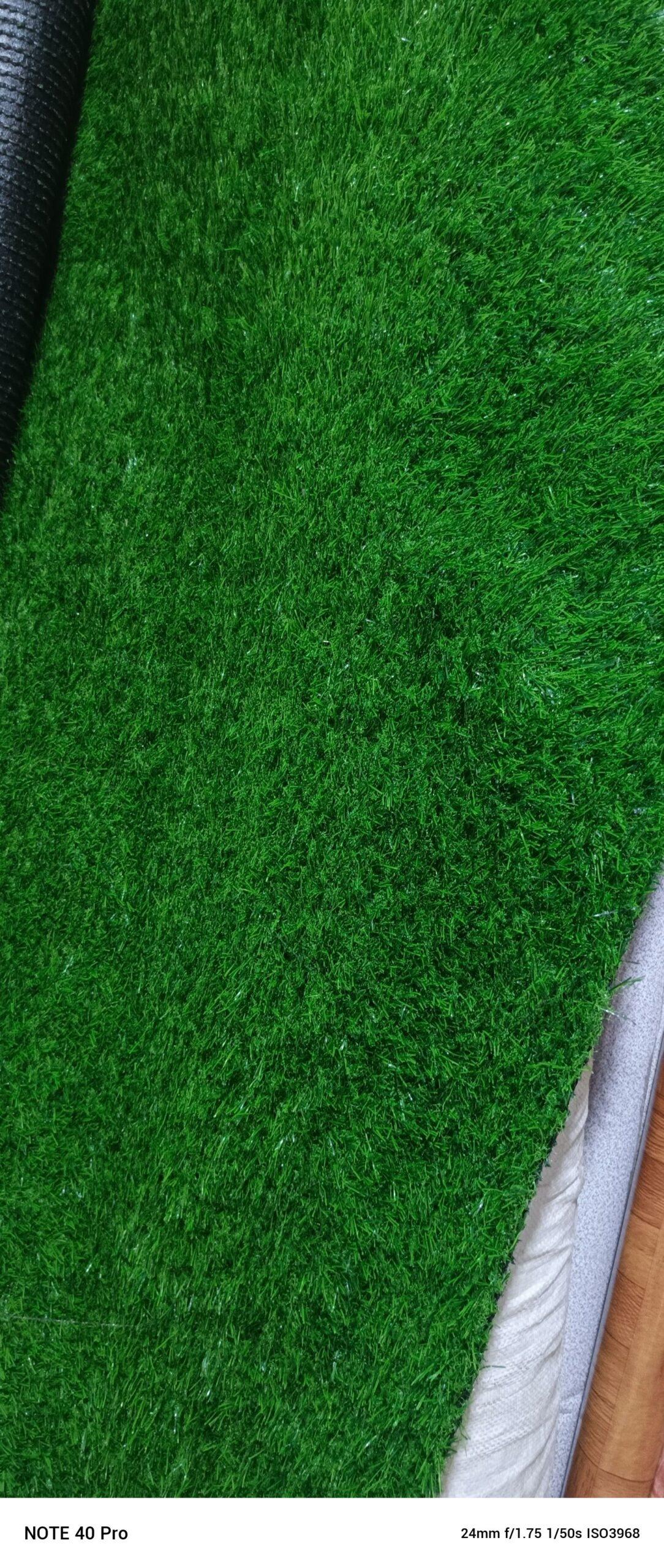 Durable green carpet
