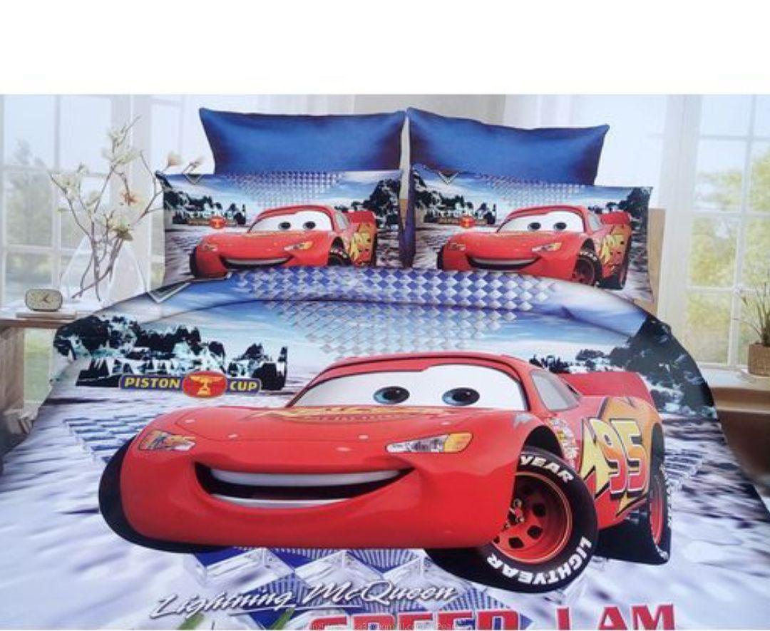 3pcs kid duvet characters cotton with 1bedsheet, 1pillowcases and 1duvet