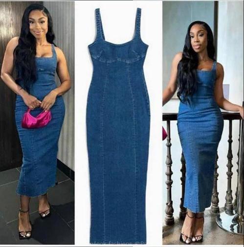Denim dresses and two piece
