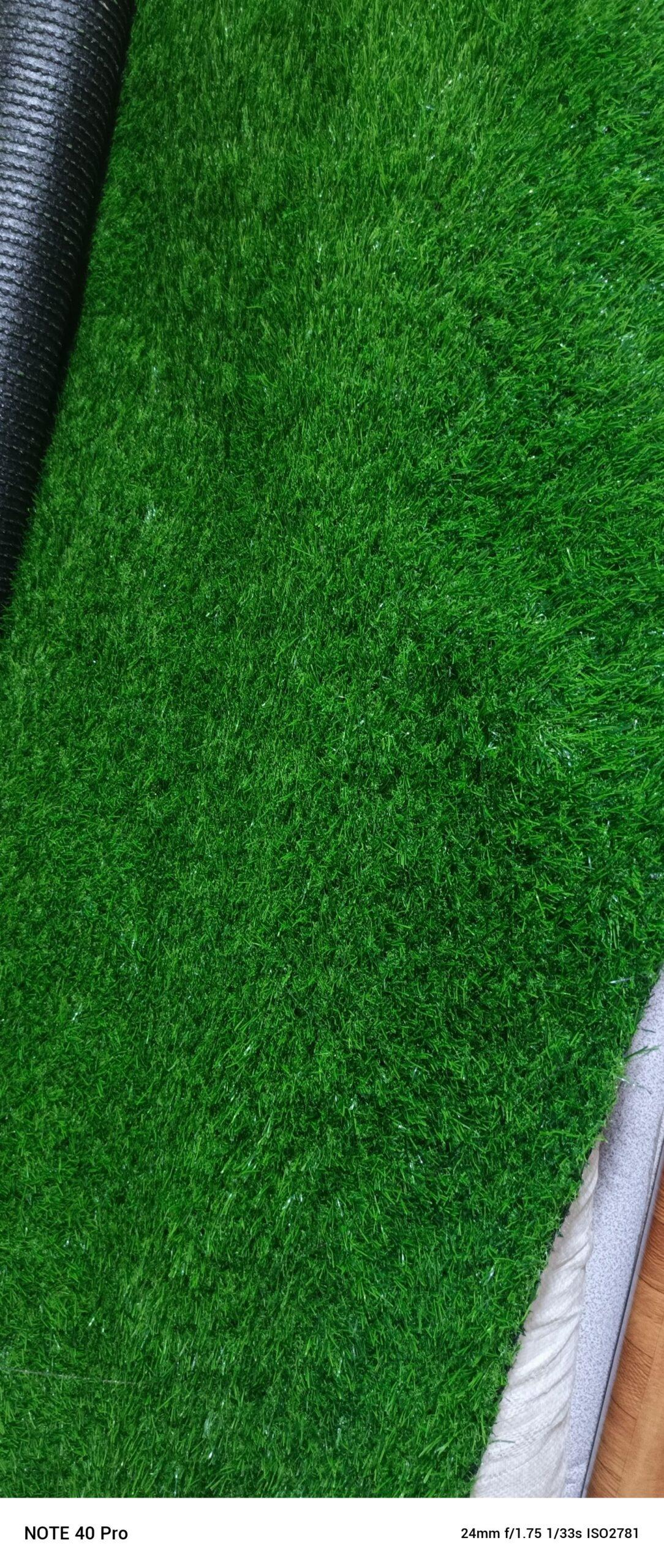 Durable green carpet