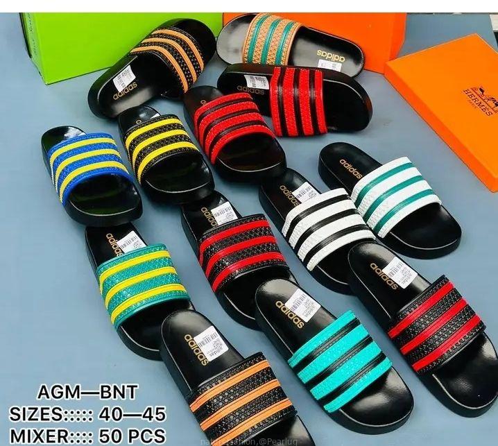 Prada and Adidas sandals