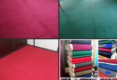 Wall to wall woolen carpets