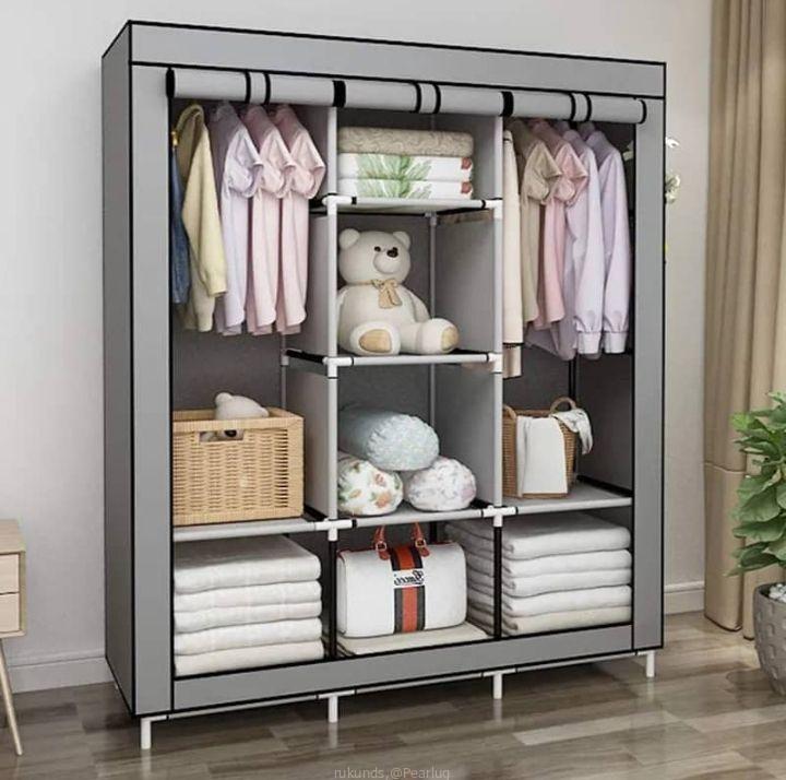 3 colom metallic closet