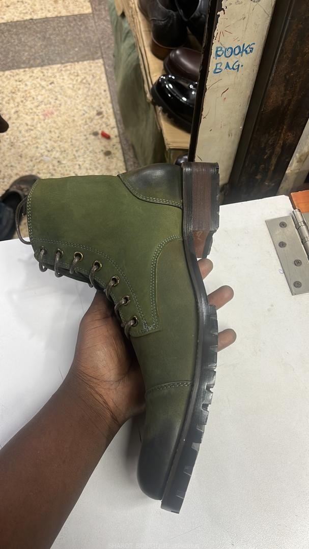 Timberland green boot gentle