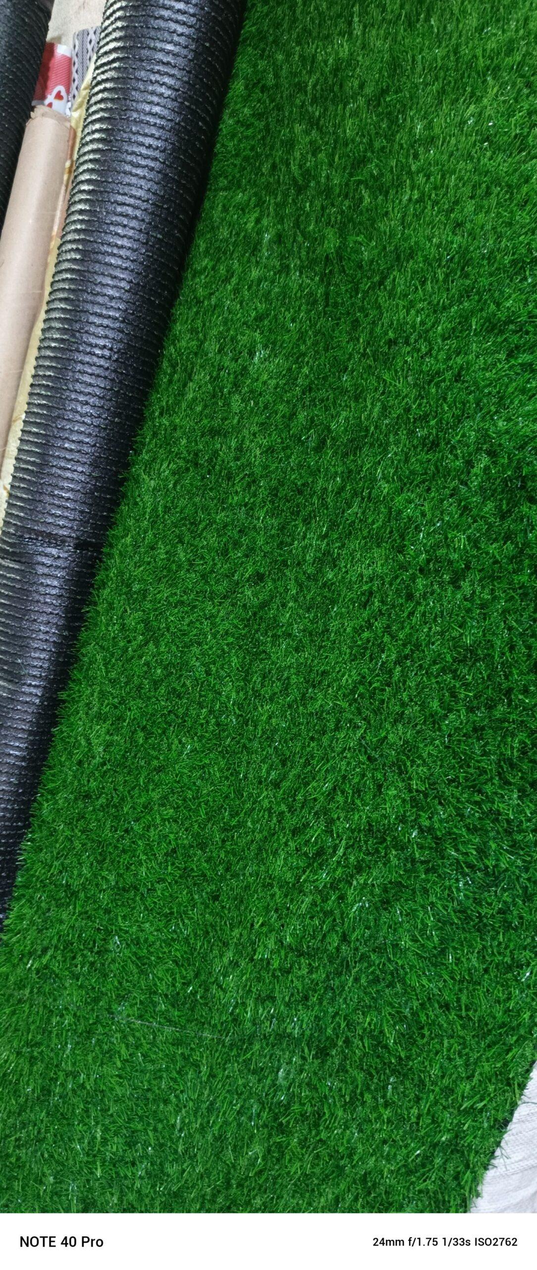 Durable green carpet