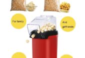 Portable electric popcorn machine