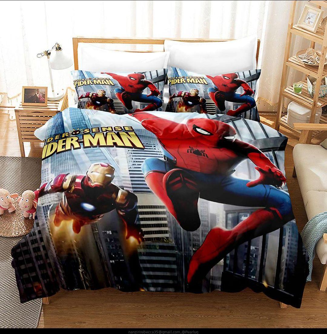 3pcs kid duvet characters cotton with 1bedsheet, 1pillowcases and 1duvet