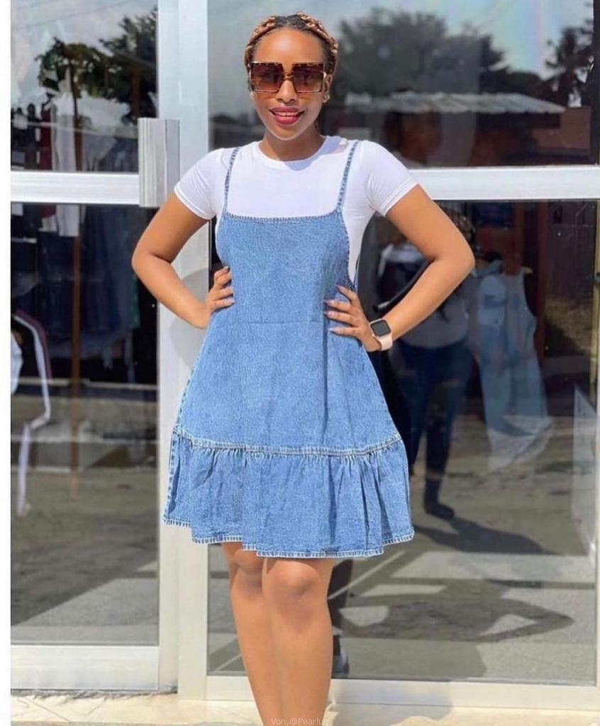 Denim dress