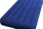 Air mattress with its pump but it depends the size you want this is 6*6 electricity pump