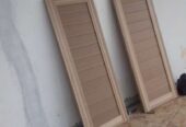 PVC plastic doors with frames