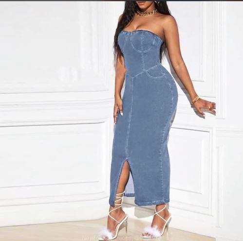 Denim dresses and two piece