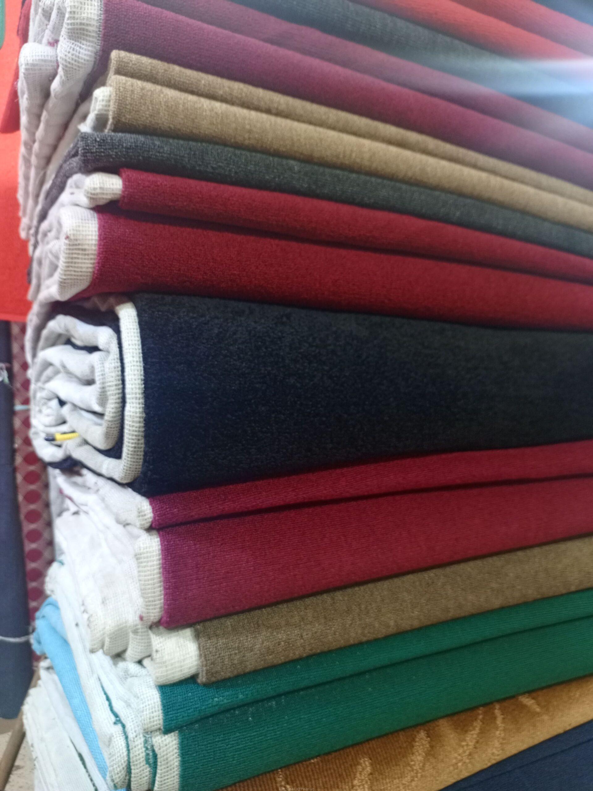Wall to wall woolen carpets