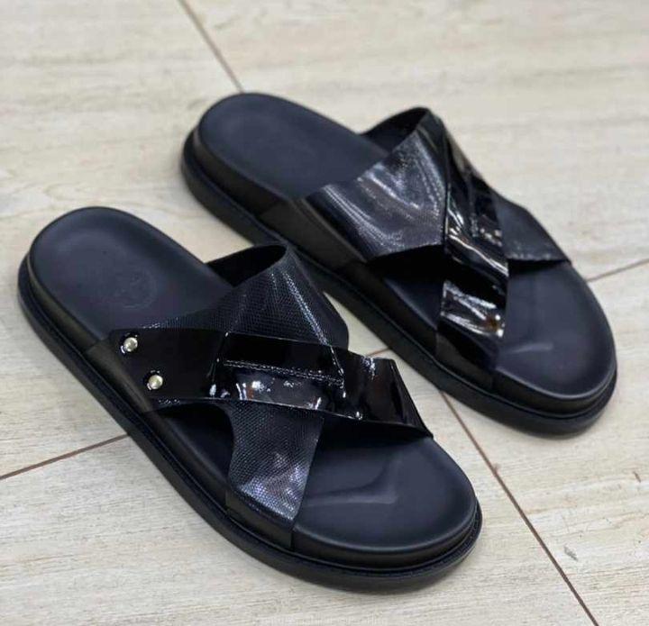 Prada and Adidas sandals
