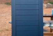PVC plastic doors with frames
