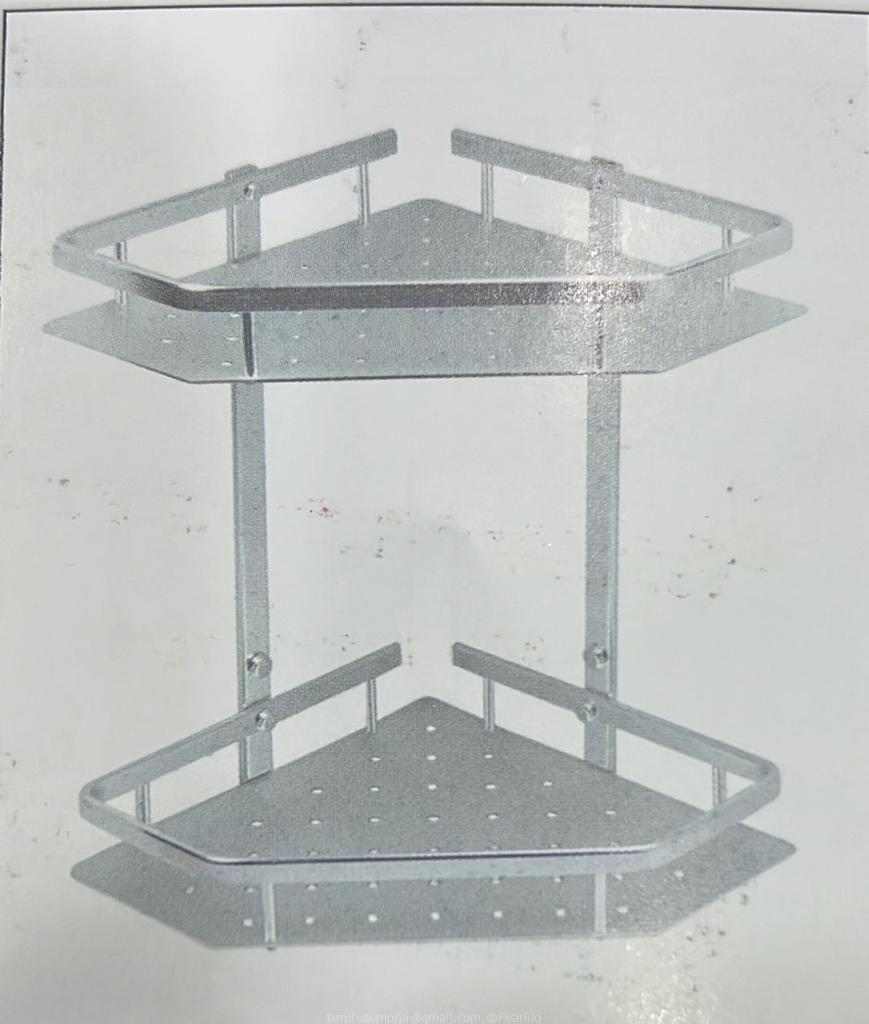 Conner and straight wall shelf