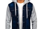Denim hoodie jackets