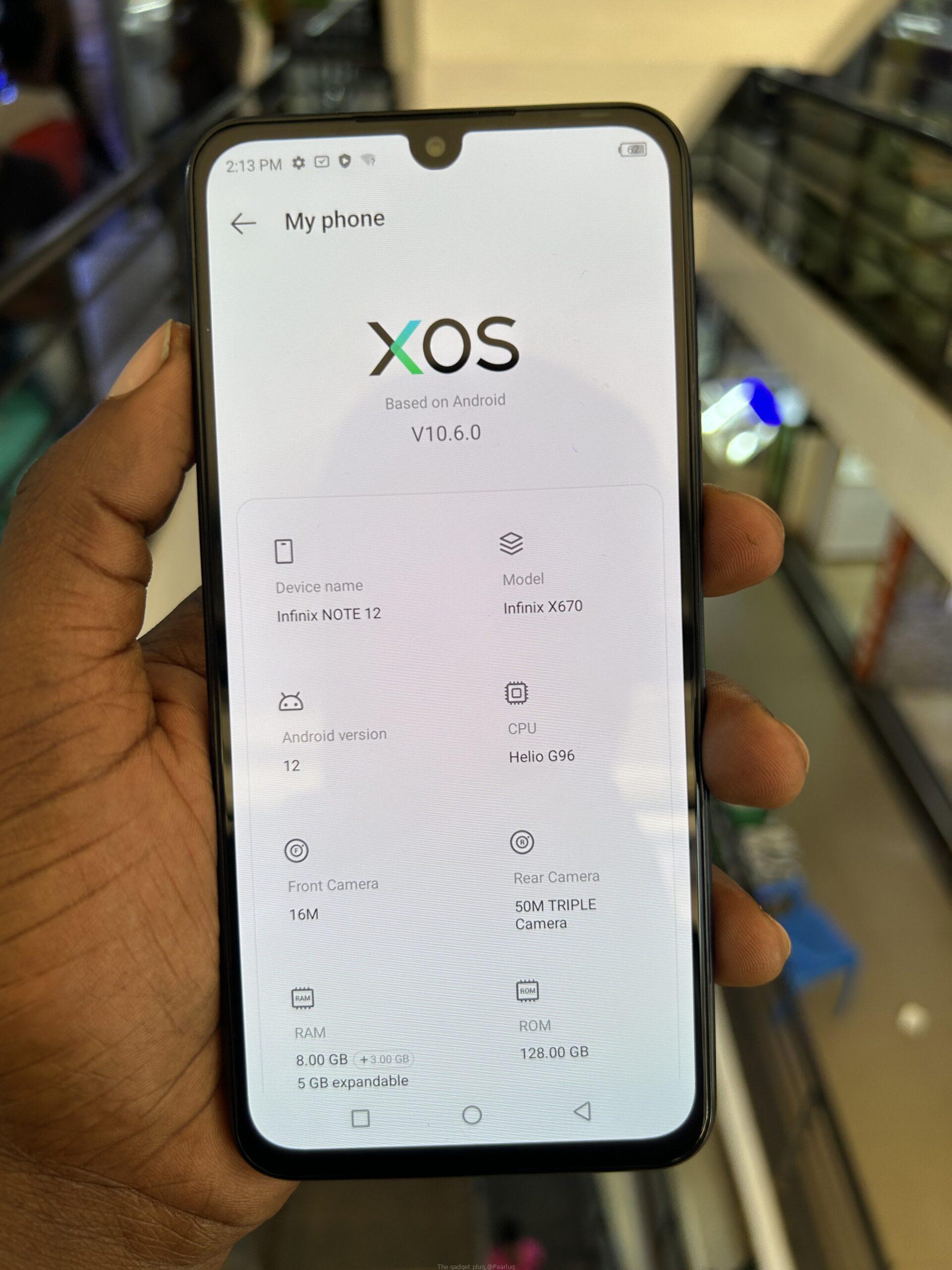 Infinix Note 12