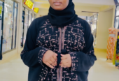 Black hijab with diamond stones