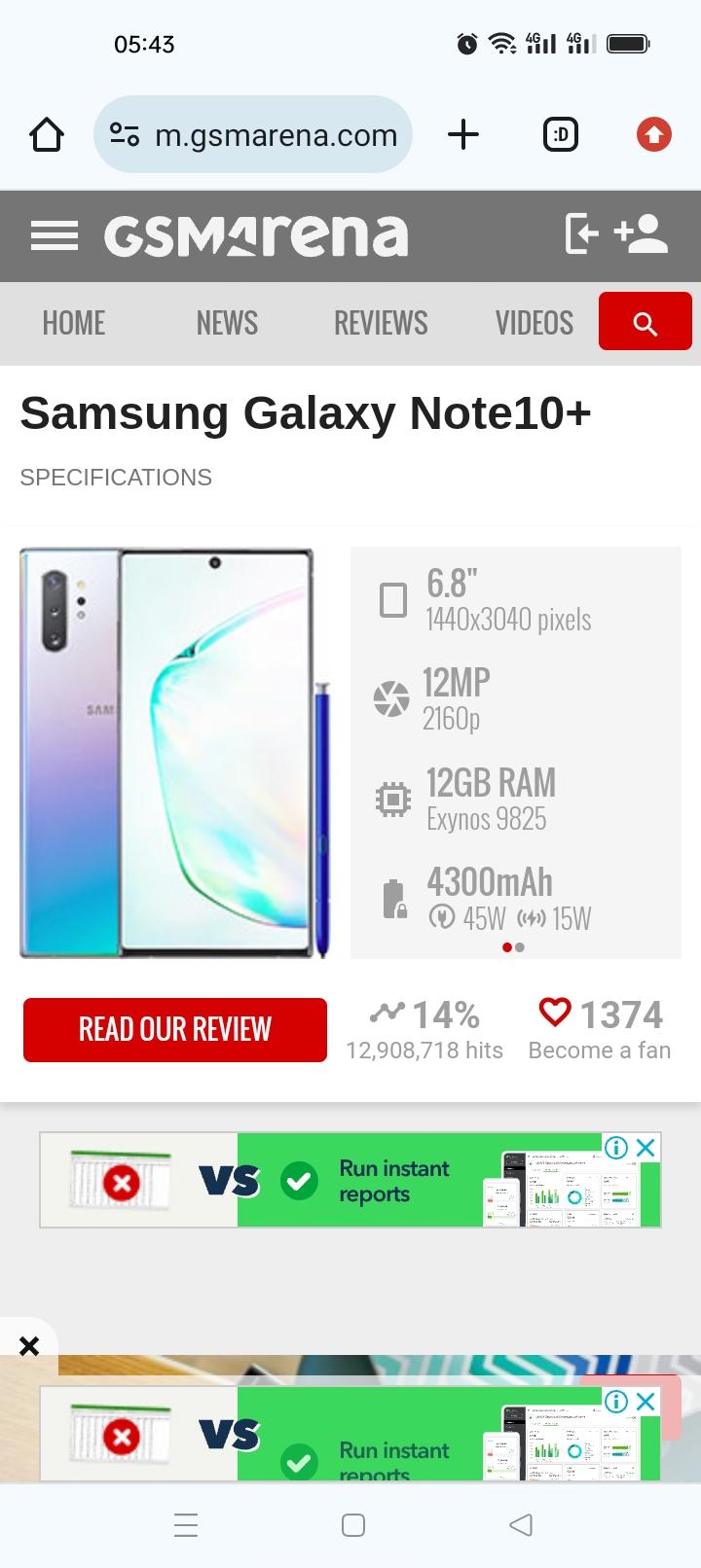Samsung Note 10+