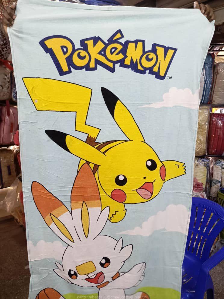 Kids towel cotton cartoon character