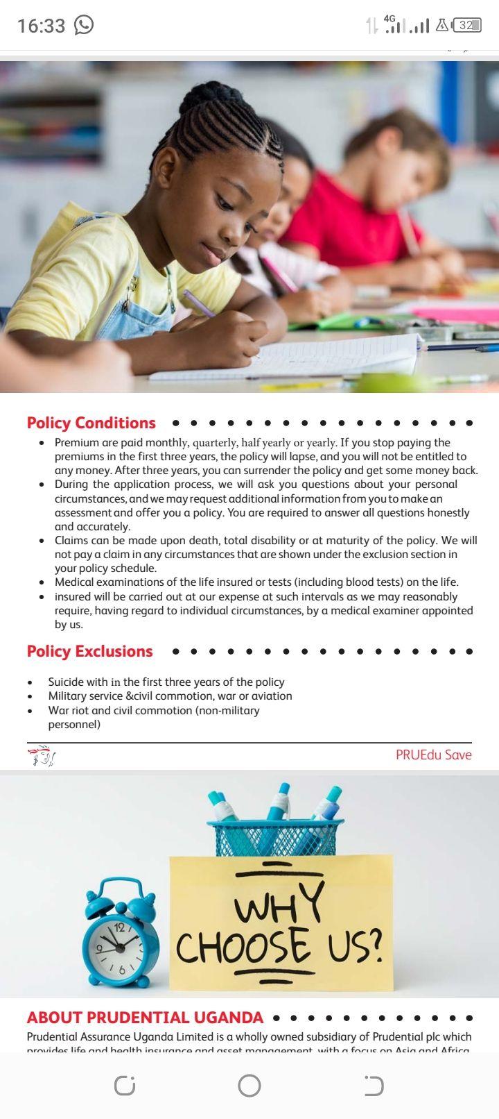 Education savings/insurance